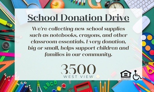 School Donation Drive