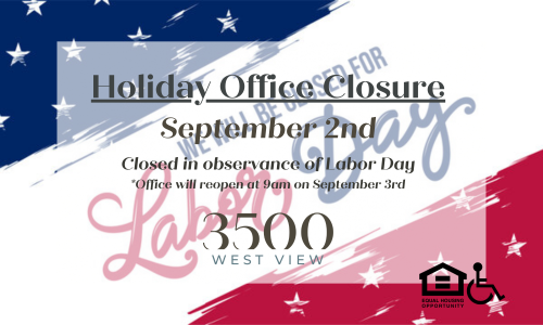 Labor Day Office Closure