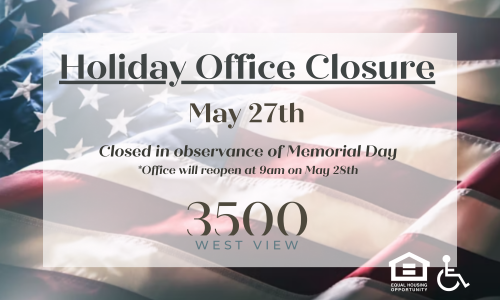 Memorial Day Holiday